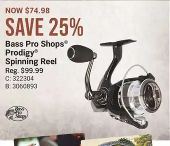 Bass Pro Bass Pro Shops Prodigy Spinning Reel offer