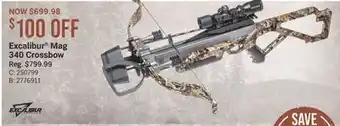Bass Pro Excalibur Mag 340 Crossbow offer