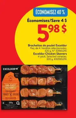 Walmart Exceldor Chicken Skewers offer