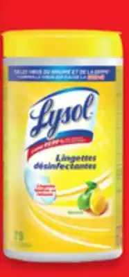 Walmart Lysol Disinfectant Wipes 75s - 84s or Sprays 350 g offer