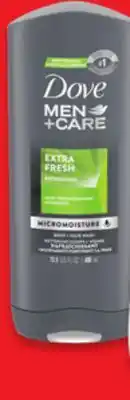 Walmart Dove Men+Care Body Wash offer