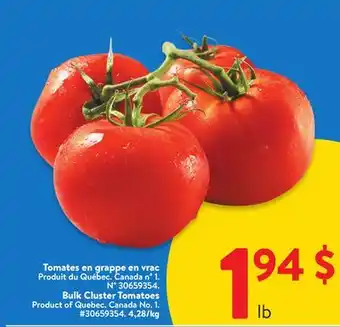 Walmart Bulk Cluster Tomatoes offer