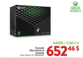 Walmart Console XBox Series X Console offer