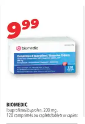 Familiprix BIOMEDIC, Ibuprofen, 200 mg, 120 tablets or caplets offer