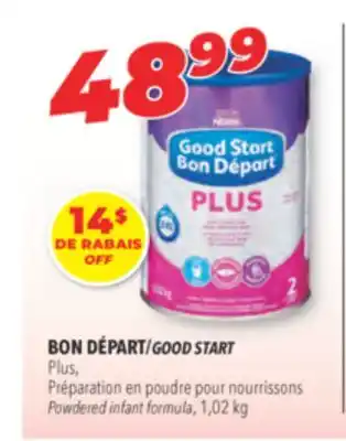 Familiprix Nestle GOOD START, Plus Powdered infant formula, 1,02 kg offer