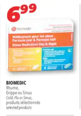 Familiprix BIOMEDIC sinus medication day & night offer