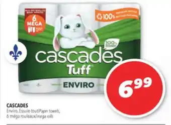 Familiprix CASCADES, Enviro, Paper towels, mega rolls offer