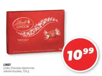 Familiprix LINDT Selected chocolates, 156 g offer
