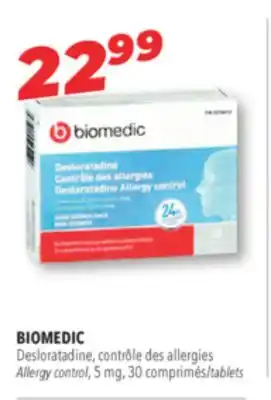 Familiprix BIOMEDIC Allergy control, 5 mg, 30 tablets offer