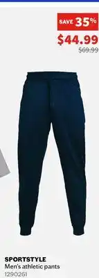 Sports Experts UNDER ARMOUR Sportstyle Men's athletic pants offer