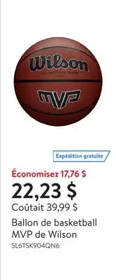 Walmart Ballon de basketball MVP de Wilson offer