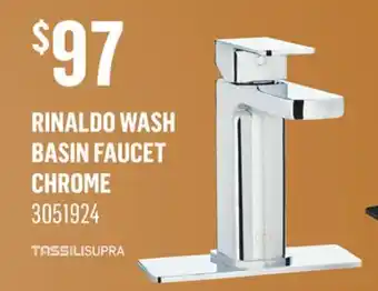 Canac RINALDO WASH BASIN FAUCET CHROME offer