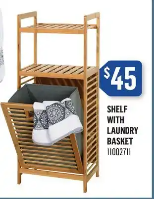 Canac SHELF WITH LAUNDRY BASKET offer
