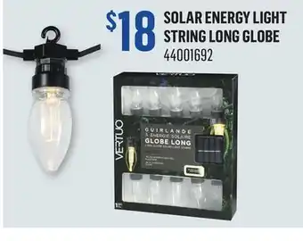 Canac VERTUO SOLAR ENERGY LIGHT STRING LONG GLOBE offer