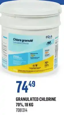 Canac GRANULATED CHLORINE 70%, 18 KG offer