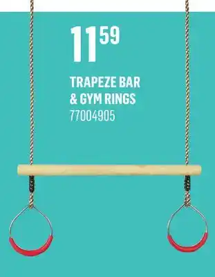 Canac TRAPEZE BAR & GYM RINGS offer