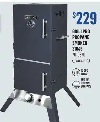 Canac GRILLPRO PROPANE SMOKER 31846 offer