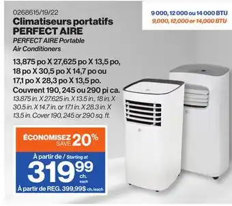 Patrick Morin PERFECT AIRE Portable Air Conditioners offer