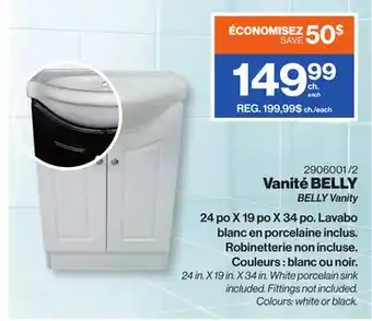Patrick Morin BELLY Vanity offer