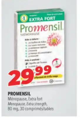 Familiprix PROMENSIL Menopause, Extra strength, 80 mg, 30 tablets offer