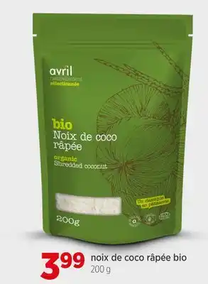 Avril noix de coco râpée bio offer