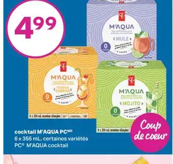 L'Intermarché COCKTAIL M'AQUA , 6 X 355 ML offer