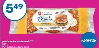 L'Intermarché PAIN BRIOCHE AU SÉSAME PCMD 300 G offer