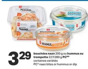 L'Intermarché BOUCHÉES NAAN 200 G OU HUMMUS OU TREMPETTE 227/280 G offer