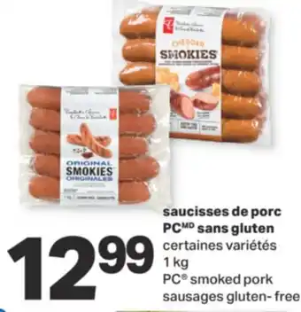 L'Intermarché SAUCISSES DE PORC PCMD SANS GLUTEN, 1 kg offer