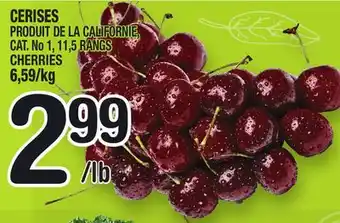 CERISES | CHERRIES 6,59/kg