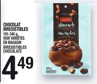 Marche Ami CHOCOLAT IRRESISTIBLES | IRRESISTIBLES CHOCOLATE offer