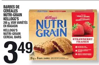 Marche Ami BARRES DE CÉRÉALES NUTRI‑GRAIN KELLOGG'S | KELLOGG'S NUTRI-GRAIN CEREAL BARS offer