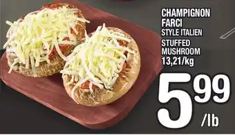 Marche Ami CHAMPIGNON FARCI STYLE ITALIEN | STUFFED MUSHROOM offer