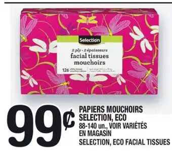 Marche Ami PAPIERS MOUCHOIRS SELECTION, ECO |SELECTION, ECO FACIAL TISSUES offer