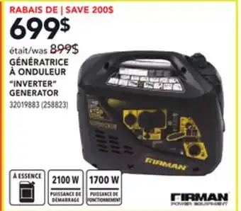 RONA INVERTER GENERATOR offer