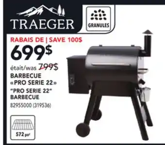 RONA TRAEGER PELLET GRILL PRO SERIE 22 BARBECUE offer