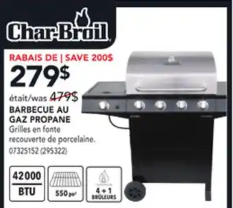 RONA CHAR-BROIL BARBECUE AU GAZ PROPANE offer