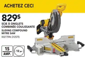 RONA SLIDING COMPOUND MITRE SAW offer