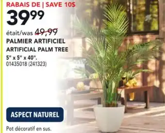 RONA ARTIFICIAL PALM TREE offer