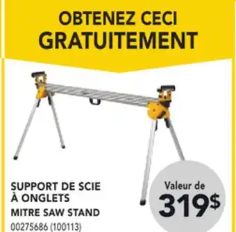 RONA DEWALT MITRE SAW STAND offer