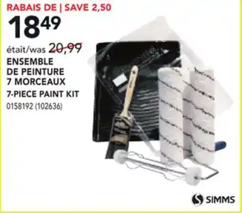 RONA 7-PIECE PAINT KIT offer