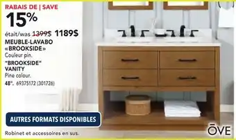 RONA BROOKSIDE VANITY offer