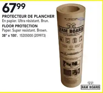 PROTECTEUR DE PLANCHER 38 x 100' RAM BOARD