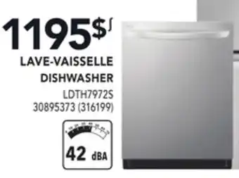 Réno Dépôt LAVE-VAISSELLE LG offer