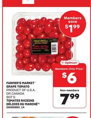 Independent Grocer FARMER'S MARKET GRAPE TOMATO, 907 G offer