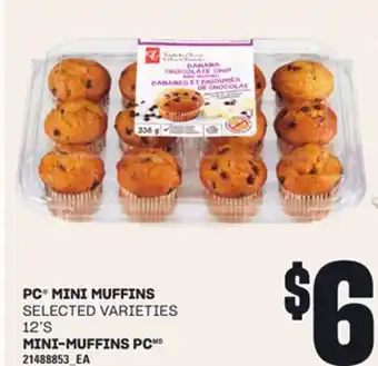 Independent Grocer PC MINI MUFFINS, 12'S offer