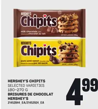 Independent Grocer HERSHEY'S CHIPITS, 180-270 G offer