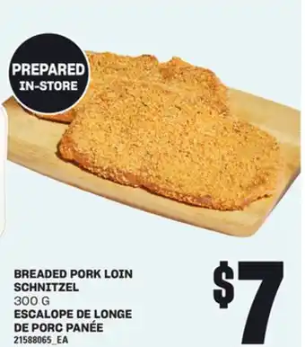 Independent Grocer BREADED PORK LOIN SCHNITZEL, 300 G offer