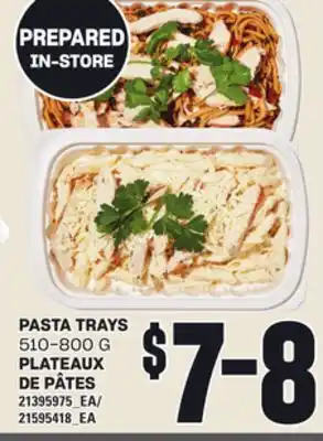 Independent Grocer PASTA TRAYS, 510-800 G offer