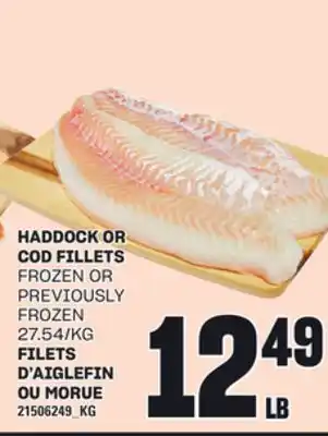 Independent Grocer HADDOCK OR COD FILLETS offer